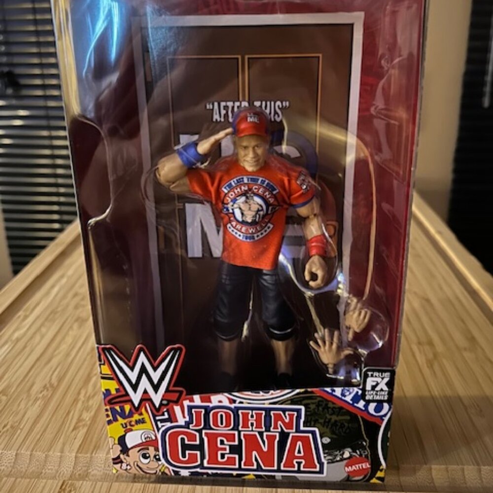 NWT NRFB RARE! WWE John Cena Retirement Farewell Tour Mattel Action Figure LE